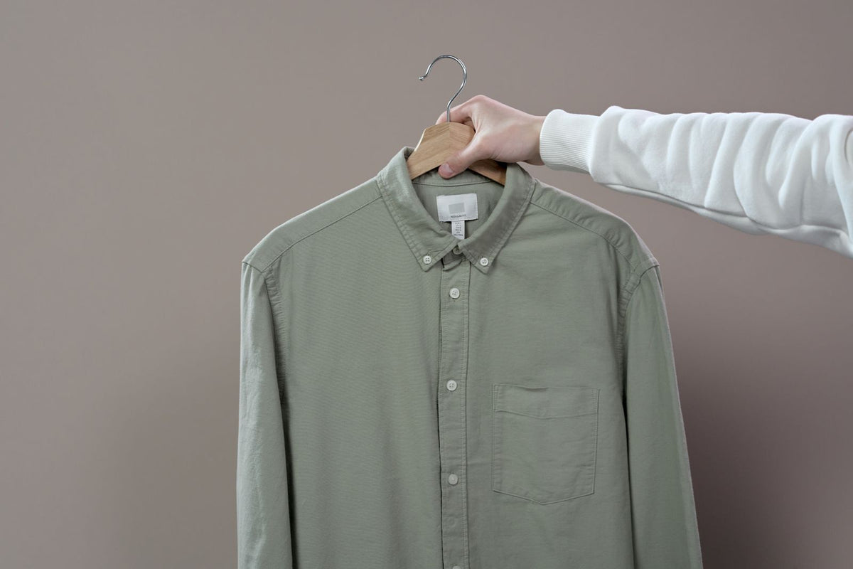 Olive Button-Down Shirt
