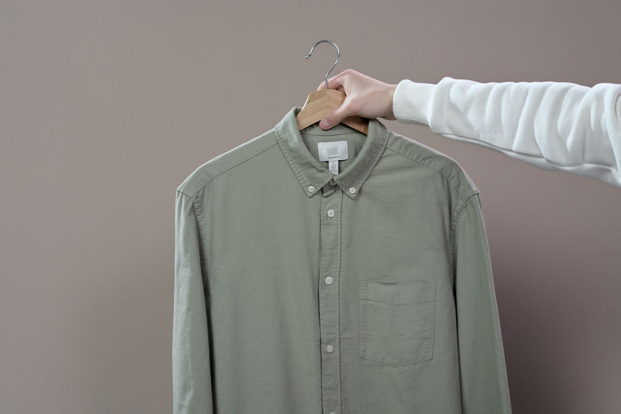 Olive Button-Down Shirt